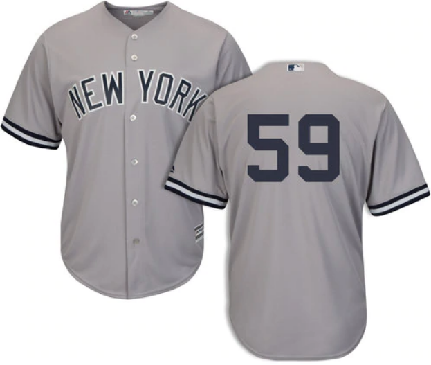 Luke Voit New York Yankees Road Player Jersey by Majestic