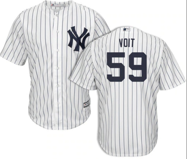 Youth Luke Voit New York Yankees Home Jersey by Majestic