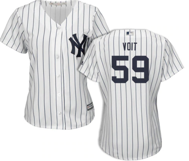 Women's Luke Voit New York Yankees Home Jersey by Majestic