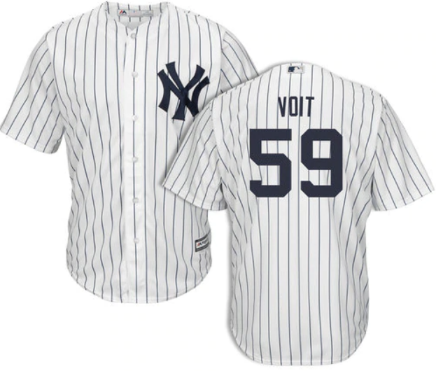 Luke Voit New York Yankees Home Jersey by Majestic