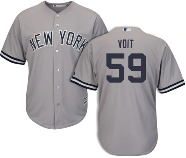 Luke Voit New York Yankees Road Jersey by Majestic