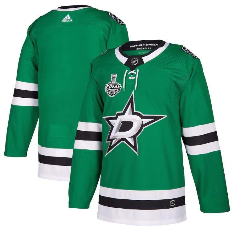 Men's Dallas Stars adidas Kelly Green 2020 Stanley Cup Final Bound Authentic Patch Jersey