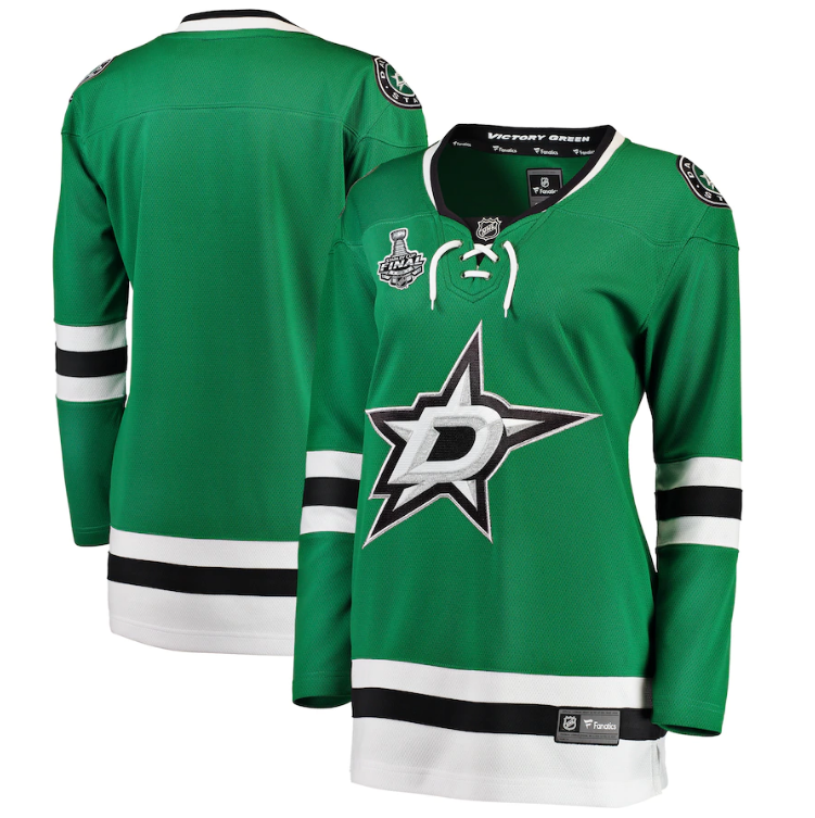 Women's Dallas Stars Fanatics Branded Green 2020 Stanley Cup Final Bound Home Breakaway Jersey