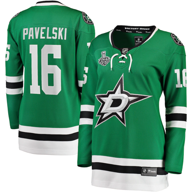 Women's Dallas Stars Joe Pavelski Fanatics Branded Green 2020 Stanley Cup Final Bound Home Player Breakaway Jersey