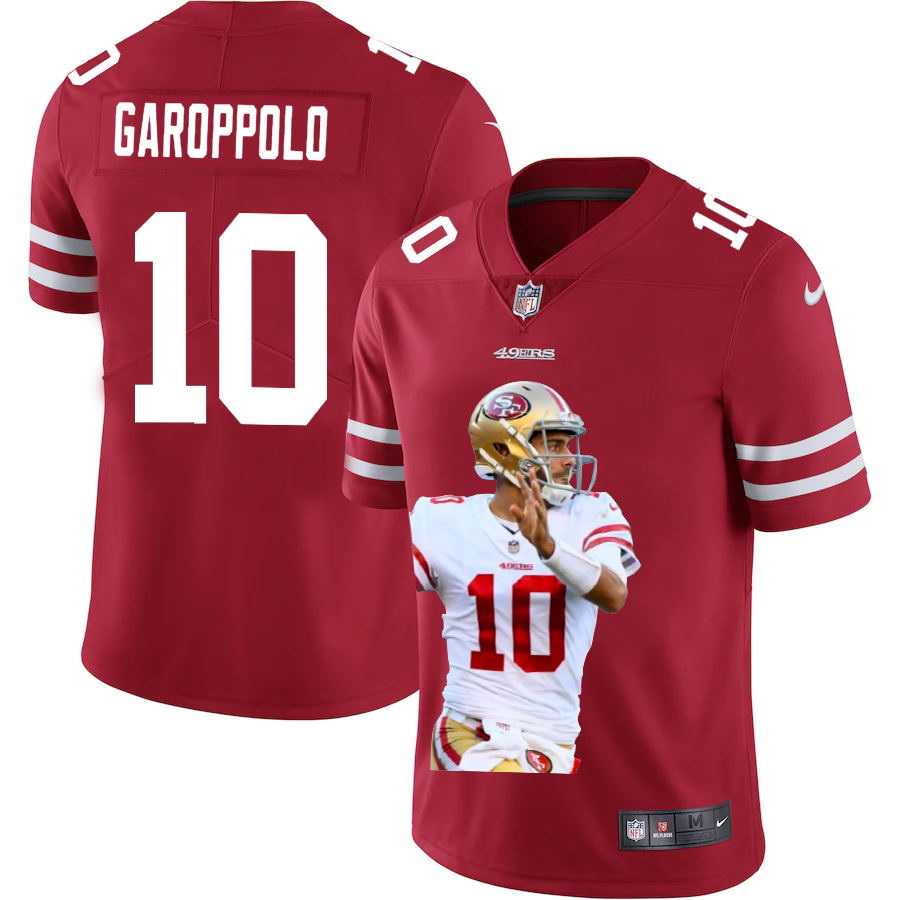 San Francisco 49ers #10 Jimmy Garoppolo Nike Team Hero 1 Vapor Limited NFL Jersey Red