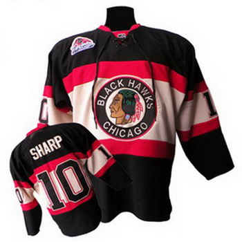 Chicago Blackhawks 10 PATRICK SHARP WINTER CLASSIC Black For Sale