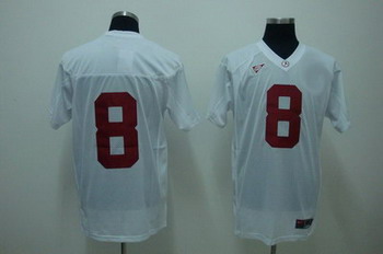 USC Trojans 8 white NCAA Jerseys