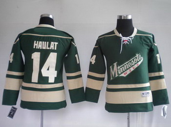 Minnesota Wild 14 HAVLAT GREEND kids Jerseys For Sale