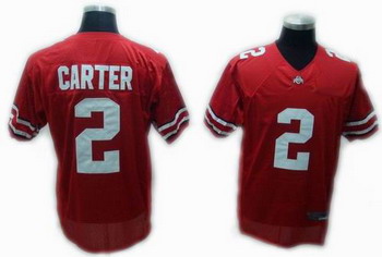 Ohio State Buckeyes 2 CARTER RED NCAA Jerseys