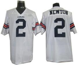 Auburn Tigers 2 Cam Newton White NCAA Jerseys