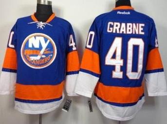 New York Islanders #40 Michael Grabner Baby Blue Home Stitched NHL Jersey