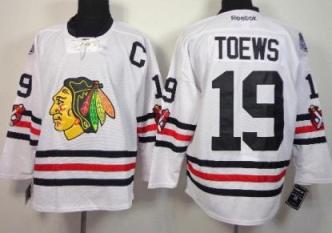 Chicago Blackhawks #19 Jonathan Toews White 2015 Winter Classic Stitched Hockey Jersey