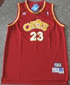 Cleveland Cavaliers 23 LeBron James Red CAVS NBA Jerseys