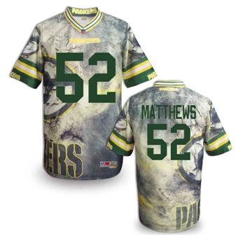 Nike Green Bay Packers 52 Clay Matthews Fanatical Version NFL Jerseys (7)