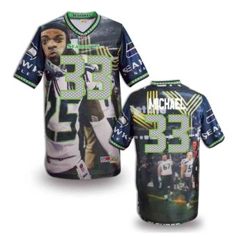 Nike Seattle Seahawks #33 Christine Michael Fanatical Version NFL Jerseys (9)