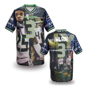 Nike Seattle Seahawks #3 Russell Wilson Fanatical Version NFL Jerseys (9)