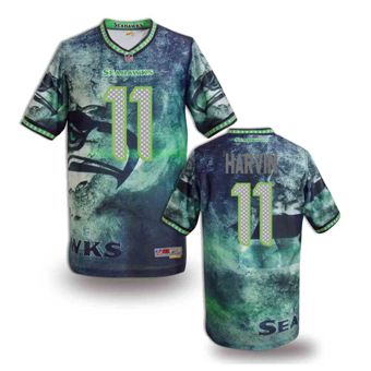 Nike Seattle Seahawks 11 Percy Harvin Fanatical Version NFL Jerseys (2)