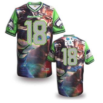 Nike Seattle Seahawks 18 Sidney Rice Fanatical Version NFL Jerseys (2)