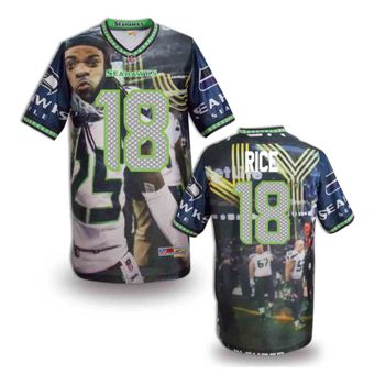 Nike Seattle Seahawks 18 Sidney Rice Fanatical Version NFL Jerseys (9)