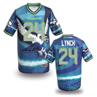 Nike Seattle Seahawks 24 Marshawn Lynch Fanatical Version NFL Jerseys (8)