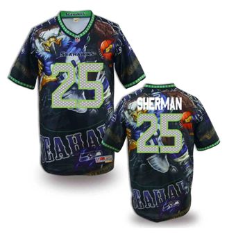 Nike Seattle Seahawks 25 Richard Sherman Fanatical Version NFL Jerseys (12)