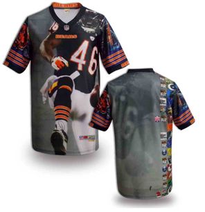 Nike Chicago Bears Blank Fanatical Version NFL Jerseys-0012