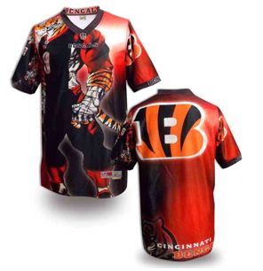 Nike Cincinnati Bengals Blank Fanatical Version NFL Jerseys-0011