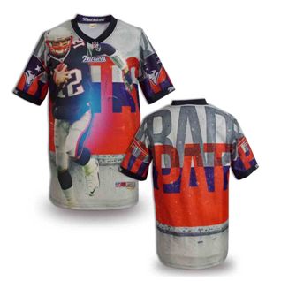 Nike New England Patriots Blank Fanatical Version NFL Jerseys-007