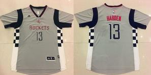 Houston Rockets #13 James Harden Gray Alternate Stitched NBA Jersey