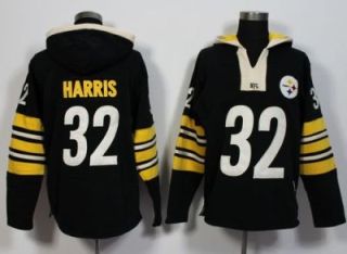 Pittsburgh Steelers #32 Franco Harris Black Player Winning Method Pullover NFL Hoodie