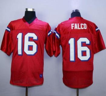 The Replacements #16 Shane Falco Red Stitched Football Jersey