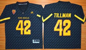 Arizona State Sun Devils #42 Pat Tillman New Black Stitched NCAA Basketball Jersey