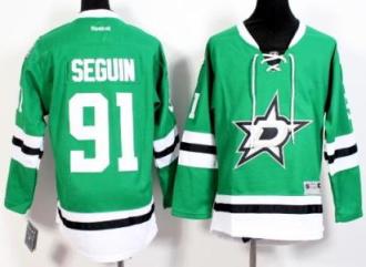 Youth Dallas Stars #91 Tyler Seguin Green Stitched NHL Jersey