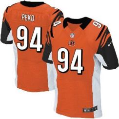 Nike Cincinnati Bengals #94 Domata Peko Orange Alternate Men's Stitched NFL Elite Jersey