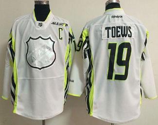 Chicago Blackhawks #19 Jonathan Toews White 2015 All Star Stitched NHL Jersey