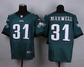 Nike Philadelphia Eagles #31 Byron Maxwell Midnight Green NFL Elite Jersey