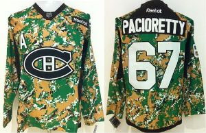 Montreal Canadiens #67 Max Pacioretty Camo Veterans Day Practice Stitched NHL Jersey