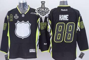 Blackhawks #88 Patrick Kane Black 2015 All Star 2015 Stanley Cup Stitched NHL Jersey