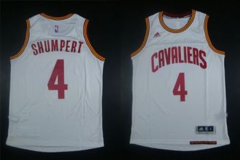 Revolution 30 Cavaliers #4 Iman Shumpert White Stitched NBA Jersey