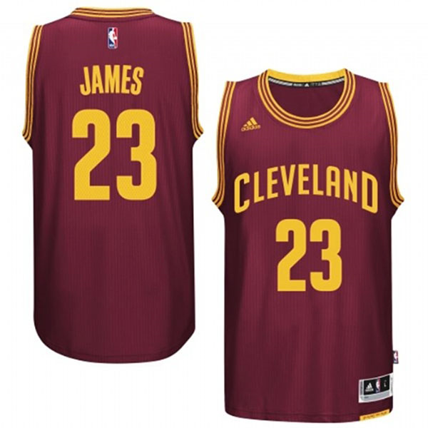 Cleveland Cavaliers #23 LeBron James Red Road New Swingman Jersey