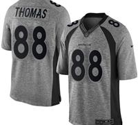 Nike Denver Broncos #88 Demaryius Thomas Gray Men's Stitched NFL Limited Gridiron Gray Jersey