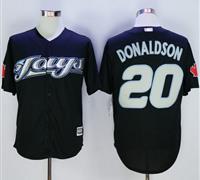 Toronto Blue Jays #20 Josh Donaldson Black New Cool Base Stitched MLB Jersey