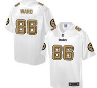 Nike Pittsburgh Steelers #86 Hines Ward White Men's NFL Pro Line Fashion Game Jersey