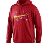 St.Louis Cardinals Nike Men's KO Wordmark Perfomance Red MLB Hoodie