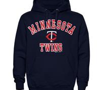 Minnesota Twins Fastball Fleece Pullover Navy Blue MLB Hoodie