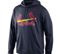 St.Louis Cardinals Nike KO Wordmark Performance Navy MLB Hoodie