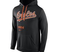 Baltimore Orioles Nike Cooperstown Performance Pullover Black MLB Hoodie