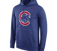 Chicago Cubs Nike Logo Performance Pullover Royal MLB Hoodie