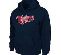 Minnesota Twins Majestic Fleece Hitter Navy MLB Hoodie