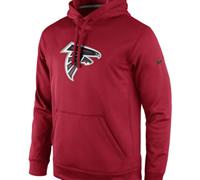 Atlanta Falcons Nike Red KO Logo Essential Hoodie